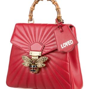 Gucci Queen Margaret Bamboo Backpack W/Tags